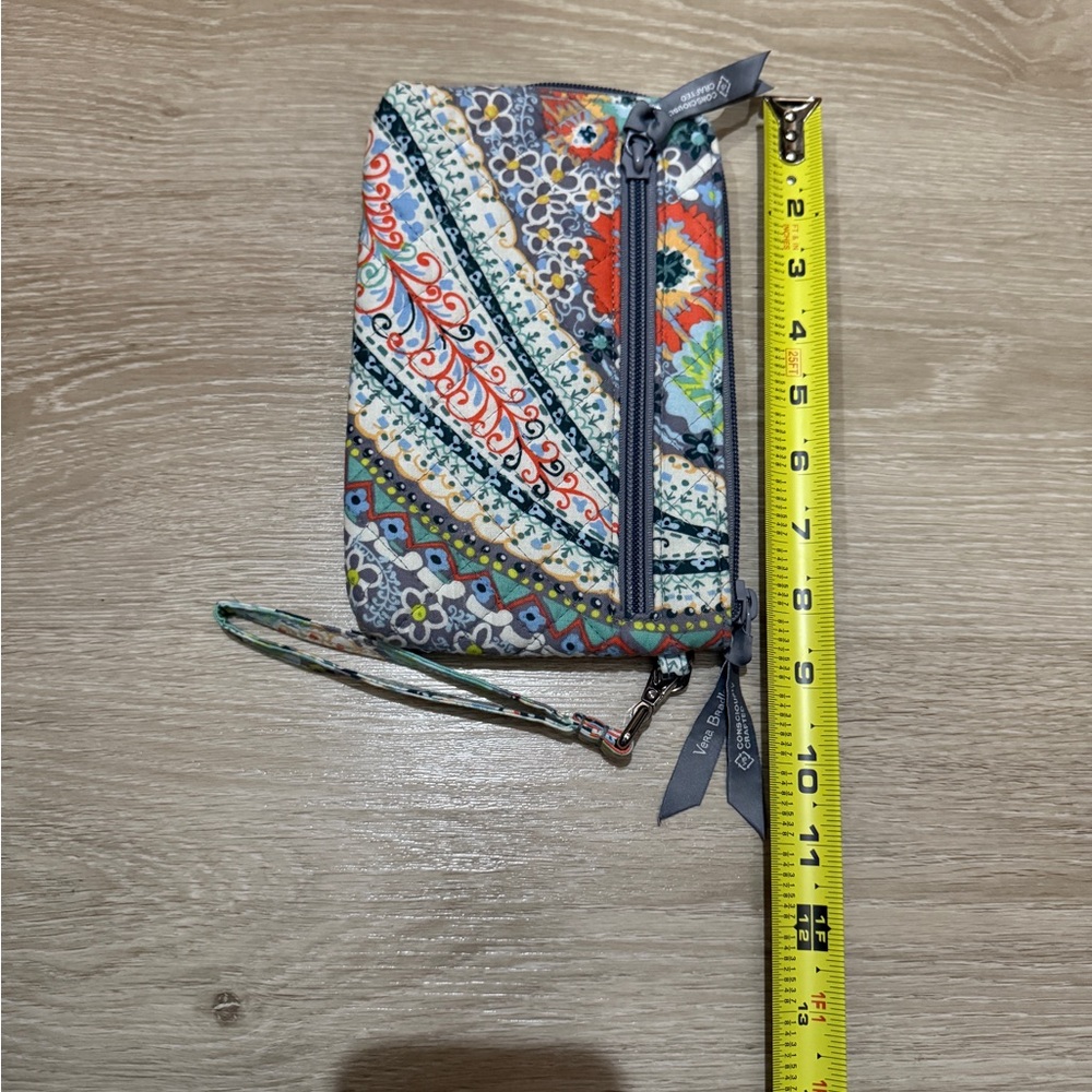 Vera Bradley Floral and Paisley Wristlet Clutch citrus paisley - Picture 5 of 5
